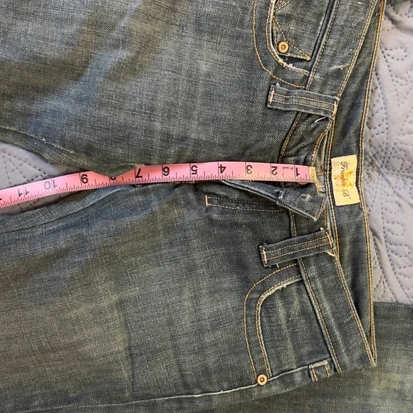 Frankie B. Low-rise, Blue Boot Cut Jeans Size 2 - Picture 11 of 13